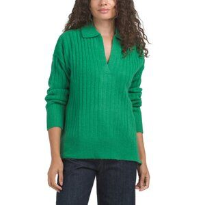 LA BIZ Kelly Green Tunic Sweater